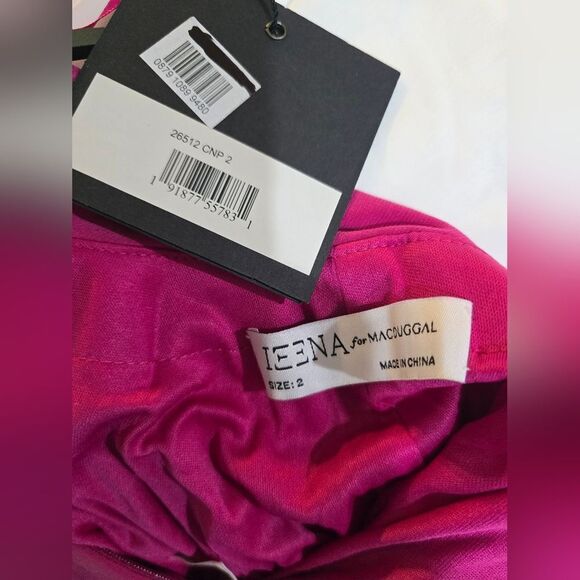 Mac Duggal 26512 Ruched Stretch Jersey V-Neck Gown NWT sz 4 Hot Pink - Picture 6 of 6